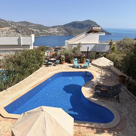 Lycia With Private Pool, Roof Terrace, Bbq Area And Garden Каш